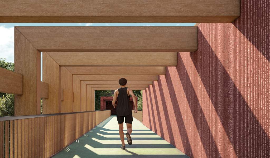 500-metre elevated skywalk